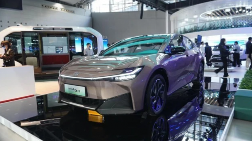 广州车展实拍一汽丰田bZ3，新能源新精彩 